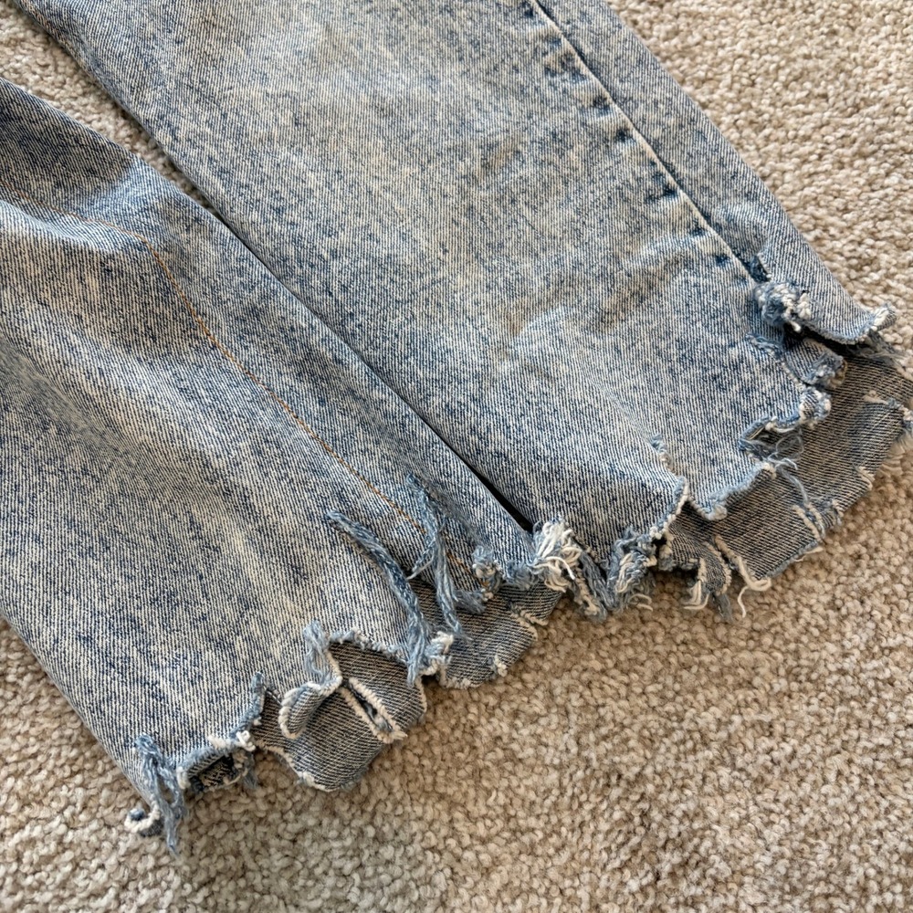 Vintage Levi's 505‎ Jeans Womens 29 Acid Wash 1970s Big E Distressed Retro - Picture 6 of 16